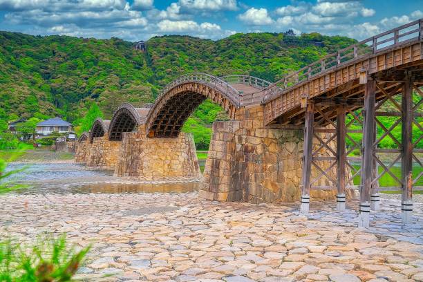 istock Japanese landscape 1125 Kintaikyo Bridge 1316463570