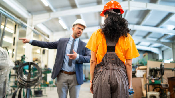 istock Furious male employee screaming at worker and blaming him for allowed mistake 1316468608