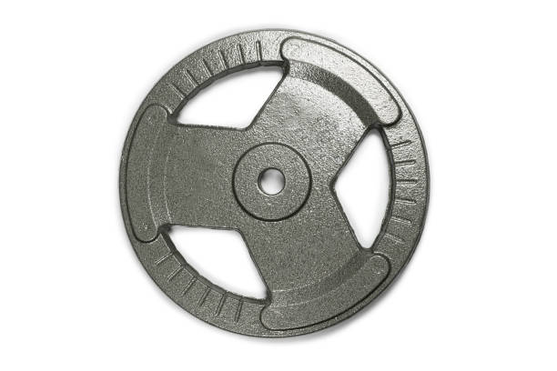 istock Weight plates isolated on a white background. 1316473226