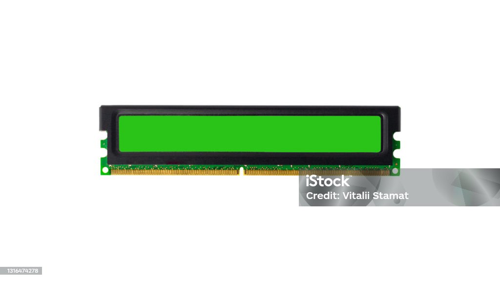 Ram Memory Backround Computer Ramrandom Access Memory Modules On The White Background Stock ...