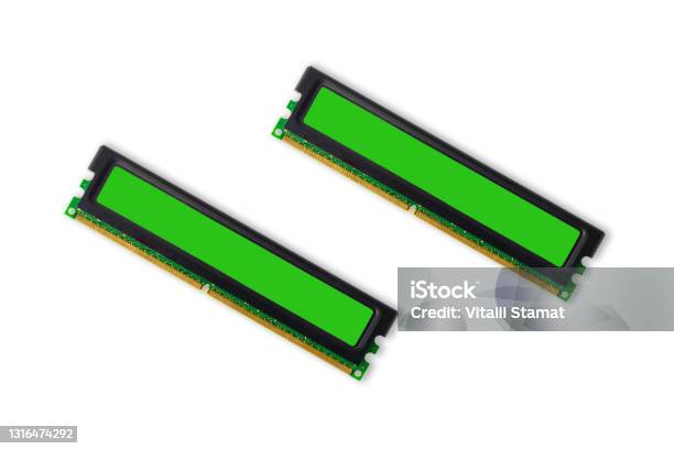 Ram Module White Background Computer Ramrandom Access Memory Modules On The White Background Stock ...