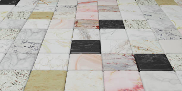 istock Marble block Colorful marble texture wall 3d illustration 1316475328