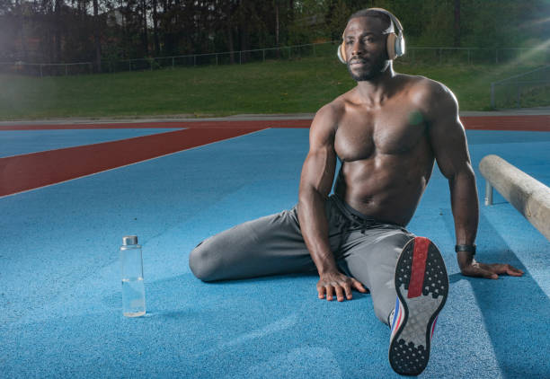 istock African American male athlete stretching before exercise 1316477421