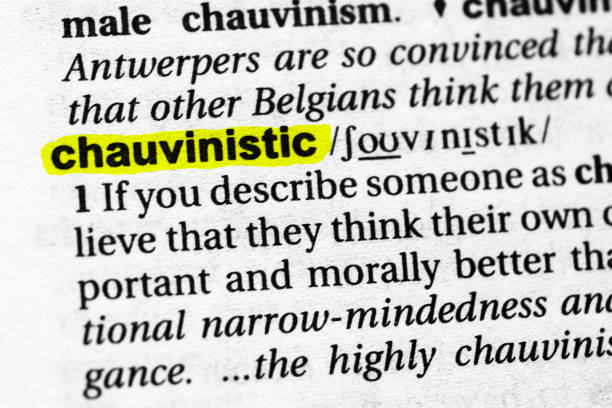 istock Highlighted word chauvinistic concept and meaning 1316477490
