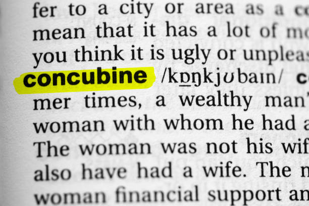 istock Highlighted word concubine concept and meaning. 1316477495