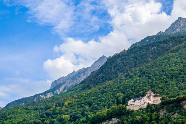 Vaduz Castle, dating to the 12th century, is the palace and official residence of the Prince of Liechtenstein. Perched on a rocky hill, it overlooks the ​town of Vaduz, the capital of Liechtenstein.