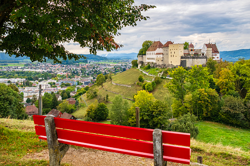 Lenzburg Castle is located on a hill above the old part of the town of Lenzburg in the Canton of Aargau. Dating to the 11th century, it ranks among the oldest and most important historic evidences of Switzerland.