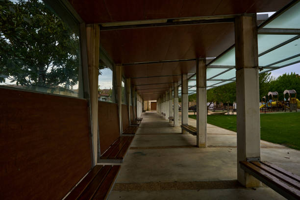 istock Colonnade at Public Park in Navarra, Spain 1316496018