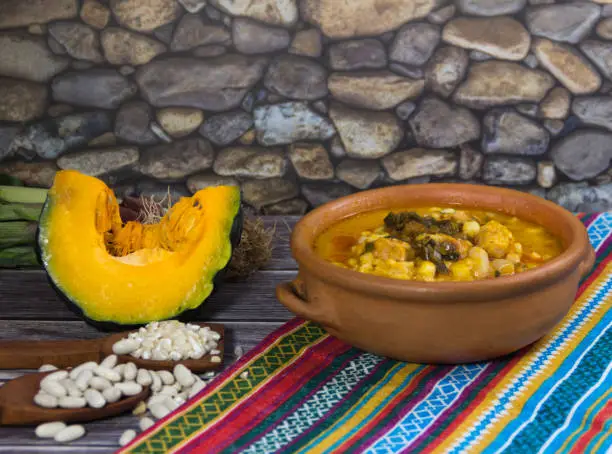 Photo of Northern locro dish, typical to celebrate national days in Argentina