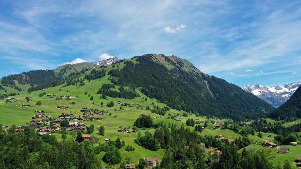 istock view of mountains and houses 1316507574