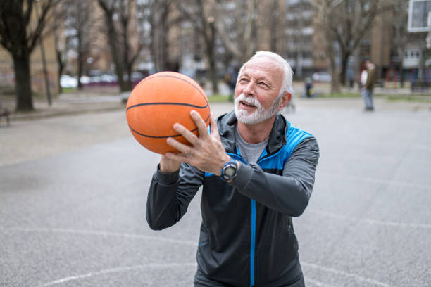 4,700+ Old Man Playing Basketball Stock Photos, Pictures & Royalty-Free