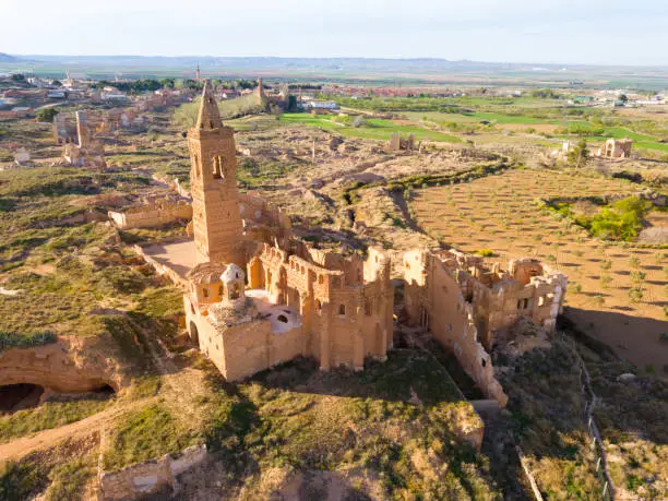 Photo of Aerial view of ruined Belchite