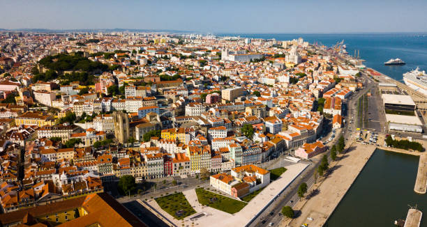 istock Panorama of Lisbon old center 1316509483