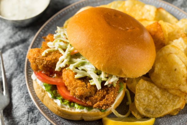 istock Homemade Fried Soft Shell Crab Sandwich 1316518332