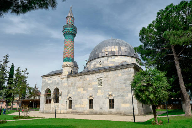 istock Green mosque (yesil camii) in Nicaea (iznik) during spring and sunny day in center 1316519415
