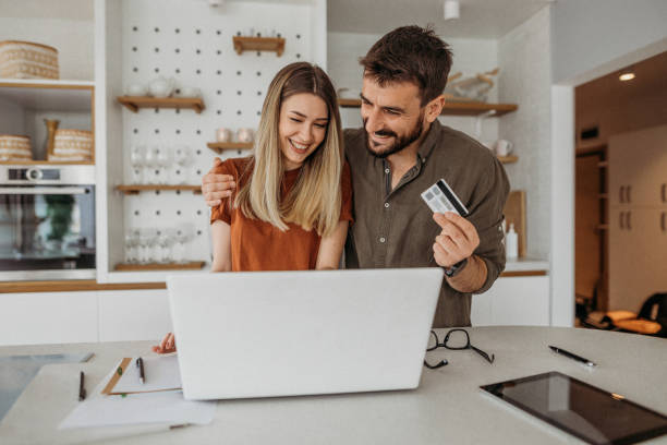 istock Couple in the kitchen love happy 1316521106
