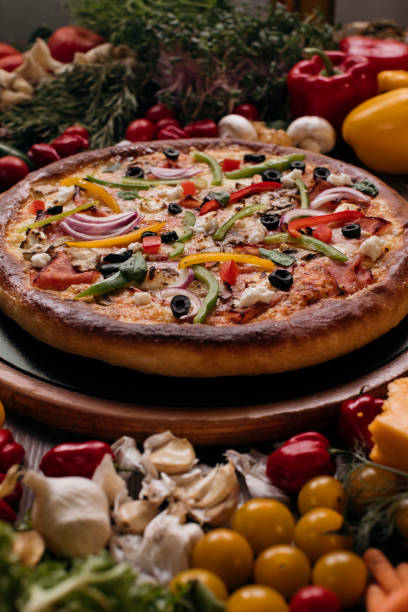 istock Marinara sauce, cheese, fresh veggies, what else could you ask for? 1316526221
