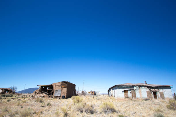 istock Costillo, NM: Abandoned Ruined Adobe Houses Ghost Town 1316528848