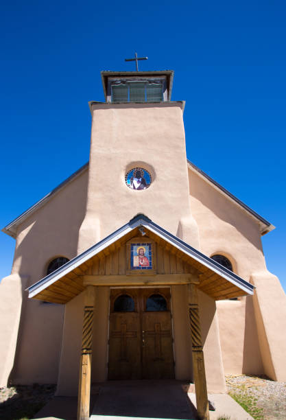 istock Costilla, NM: Adobe Sacred Heart Church 1316528858