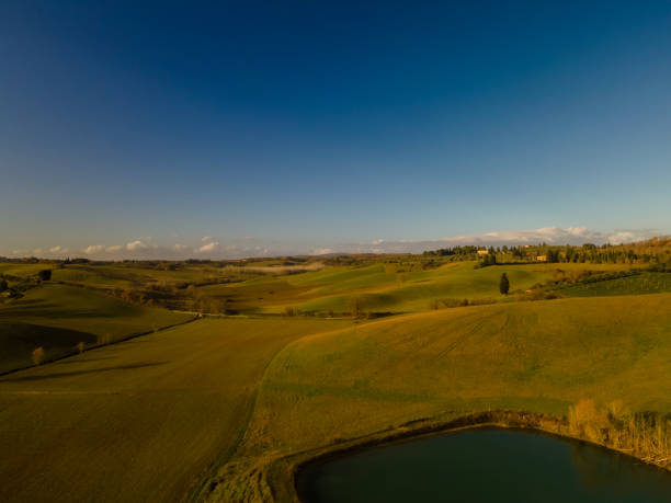 istock Aerial view of a lake 1316531258