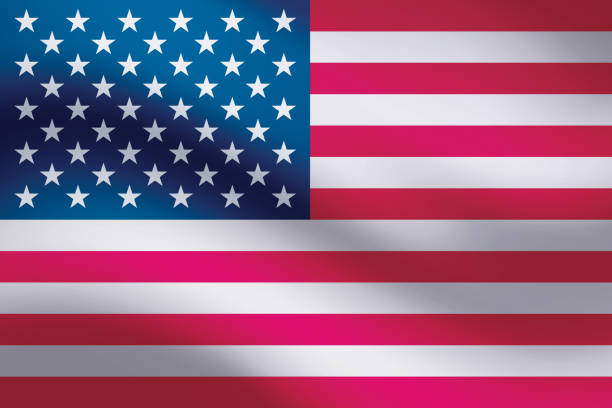 istock Background waving in the wind American flag. Background for patriotic national design. 1316534727