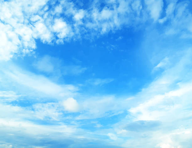 istock The sky is large, bright, beautiful and has white clouds. 1316534784