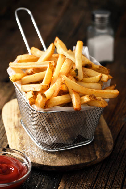 French fries in a basket
