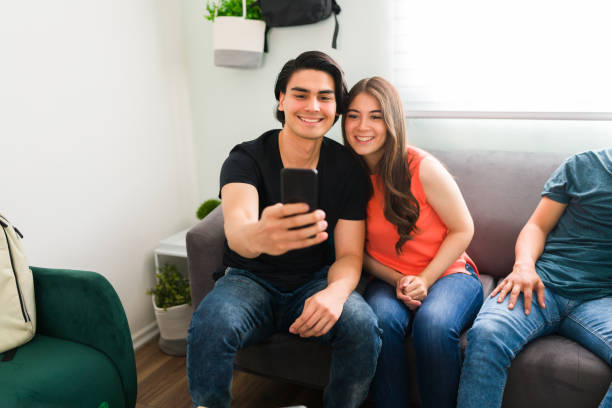 istock Boyfriend taking a picture with his girlfriend 1316549278