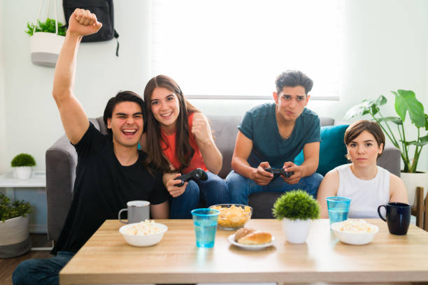 istock Game over. Couple feeling disappointed for losing 1316549378