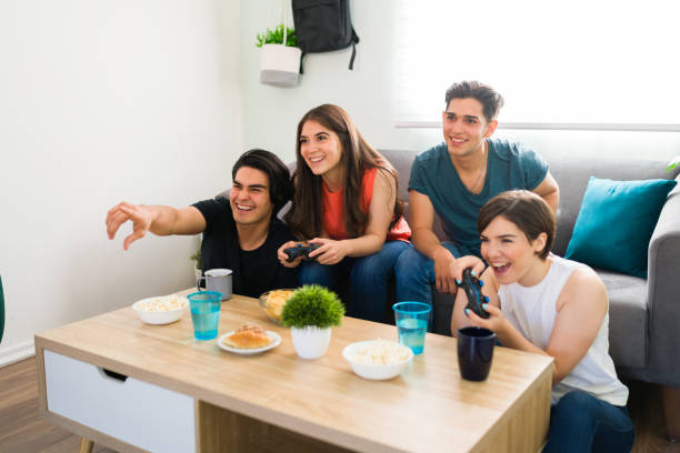 istock Having a fun time together with college friends 1316549387