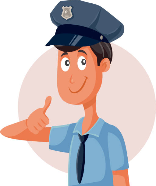 4,123 Police Officer Friendly Illustrations & Clip Art - iStock | Police  officer helping, Police officer smiling, Police officer with kids