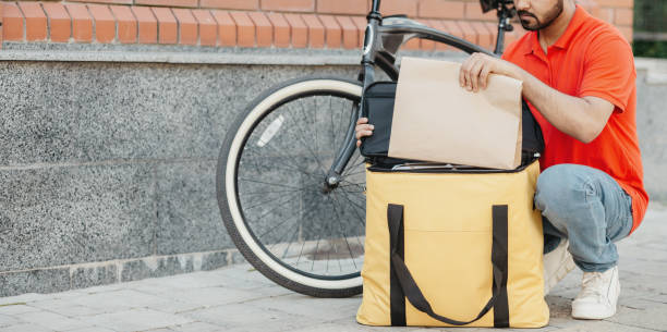 istock Customer care, fresh food and modern delivery service 1316569114