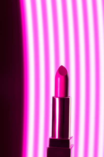 istock Pink lipstick in a gold case 1316580609