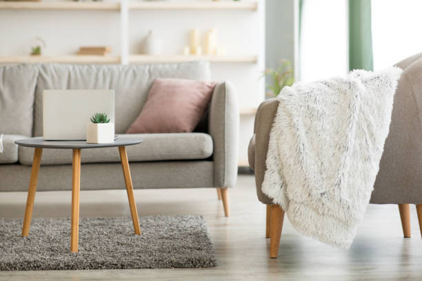 istock Workplace at home, modern design and domestic life 1316582761