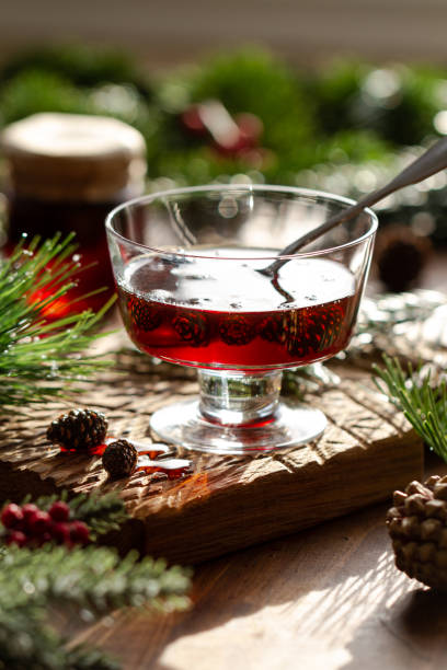 istock Traditional Siberian dessert - young pine cones jam 1316582850