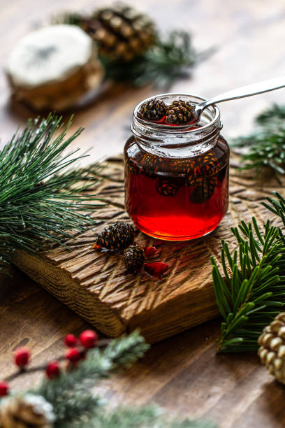 istock Traditional Siberian dessert - young pine cones jam 1316584704