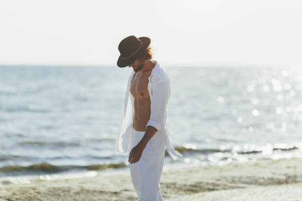 istock Man Beach Summer Holiday Vacation Concept 1316585713