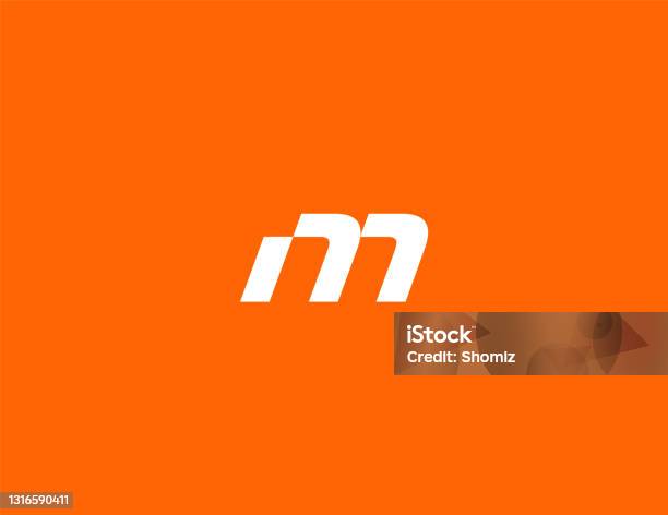 M Logo Design Stock Vektor Art und mehr Bilder von Logo - Logo, Buchstabe M, Technologie