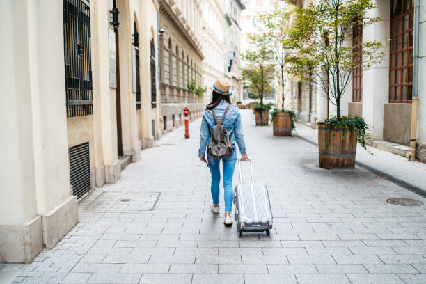 istock Tourist woman visiting Budapest 1316602409