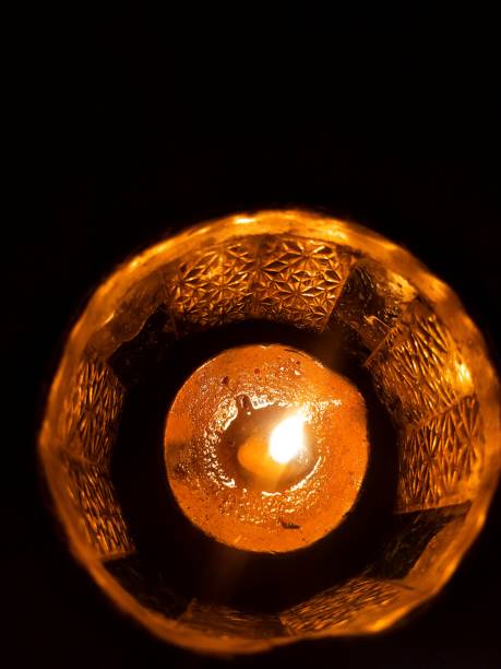 istock Low light shot on beautiful candle 1316603984