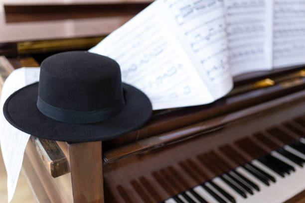 istock Piano keyboard close up view 1316624470