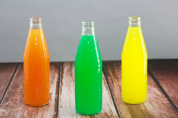 istock glass transparent bottle with a delicious drink 1316632560