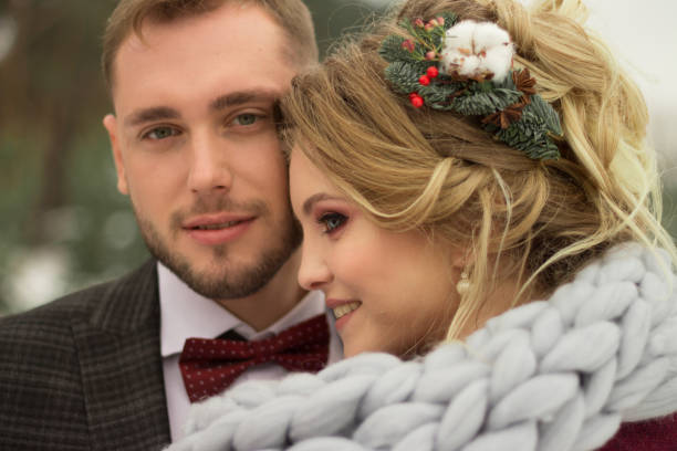 istock wedding couple, happy, lovers, hugging standing in the forest 1316634045