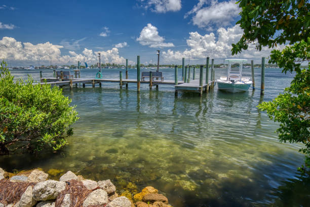 istock Fishing boat at dock 1316634827