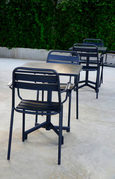 istock Set of table and chairs on floor 1316635175