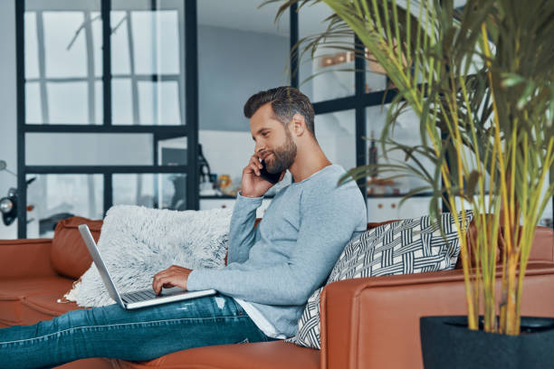 istock Confident young young man in casual clothing 1316638017