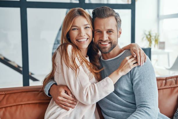 istock Happy young heterosexual couple 1316638534