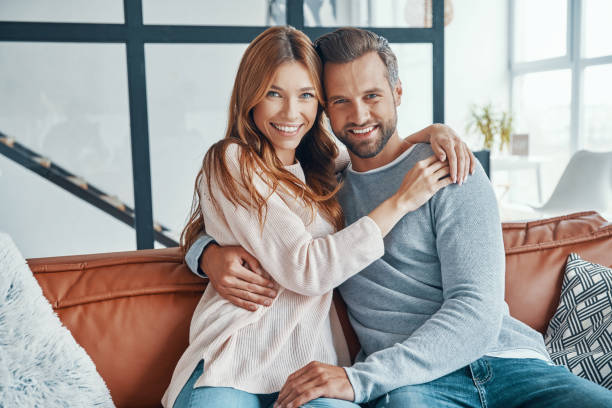istock Beautiful young heterosexual couple 1316638624