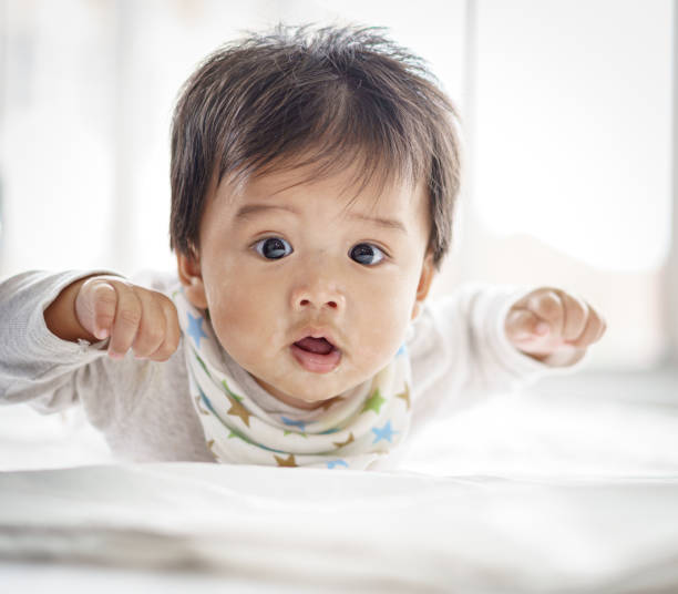 istock Asian Baby playing with at home 1316638733