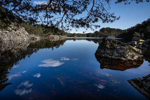 Outdoors of Norway: lakes and forests
